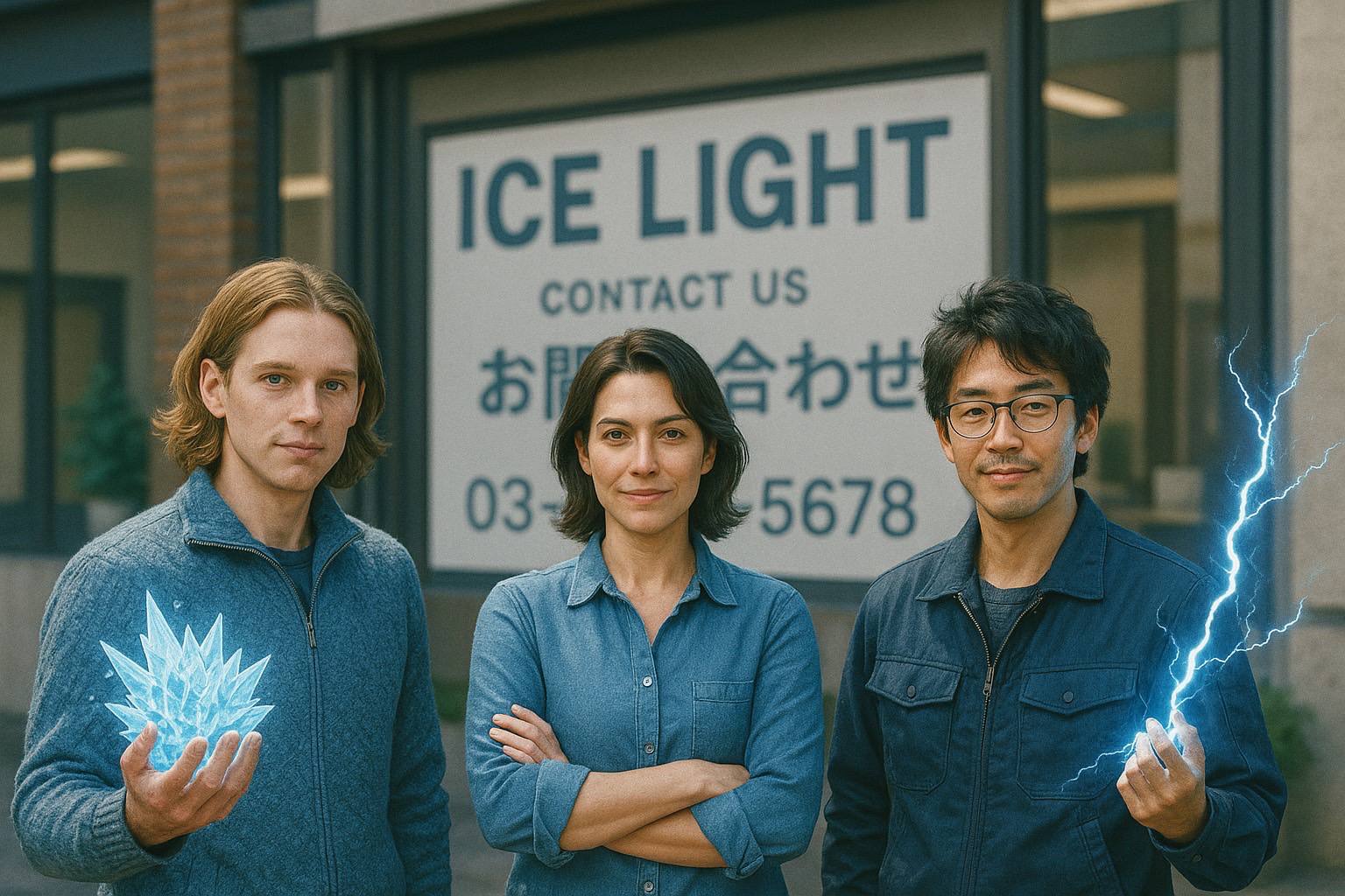 A friendly customer service representative from ICE LIGHT